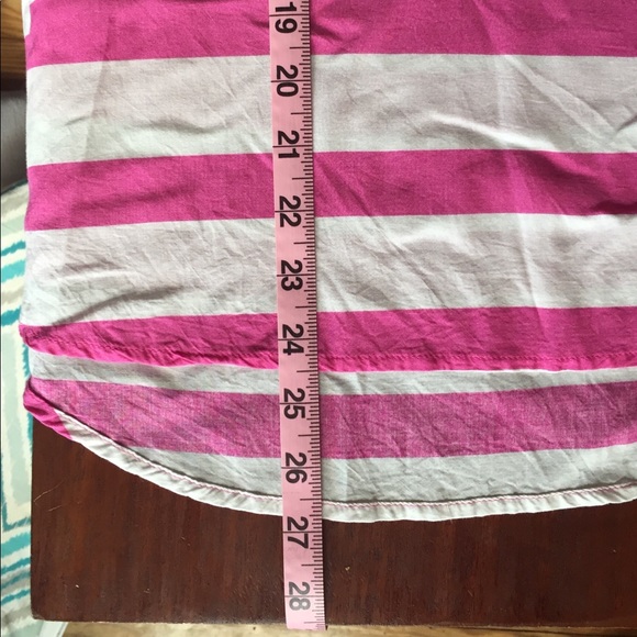 Banana Republic Pink/White Striped Flowy Top - Picture 3 of 7